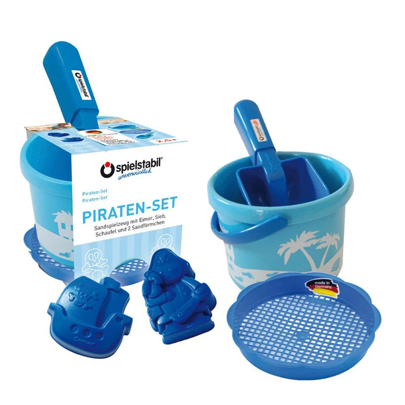 Strandset med sandleksaker, 5 delar - Pirate