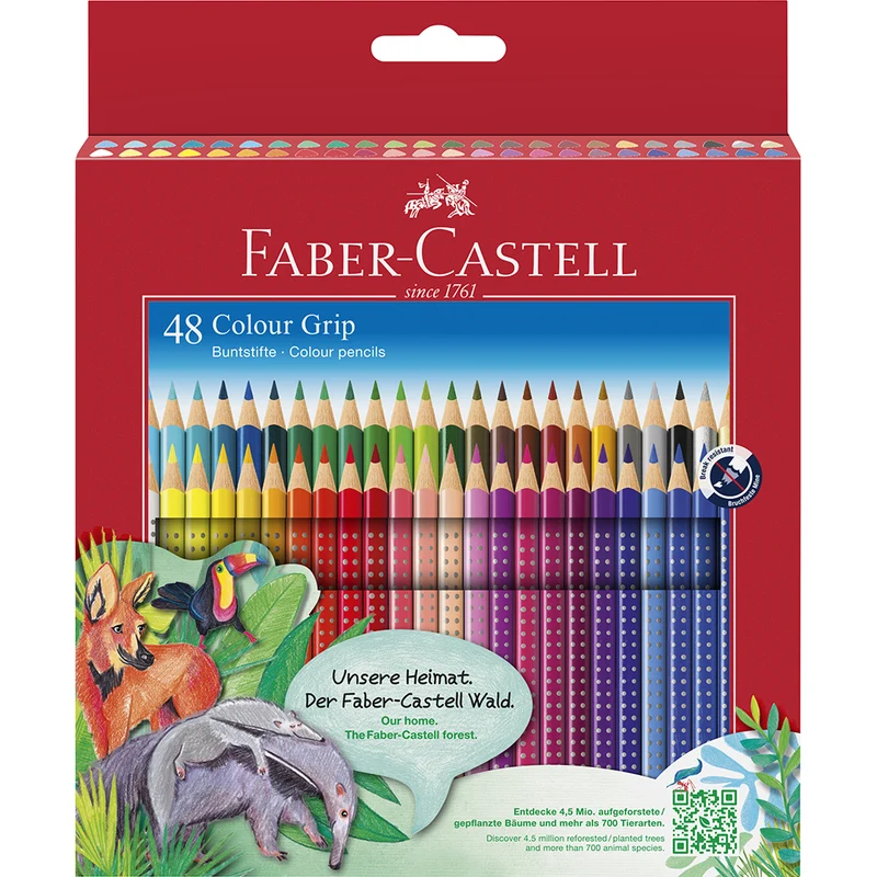 Faber-Castell 48 st Grip akvarellfärgpennor