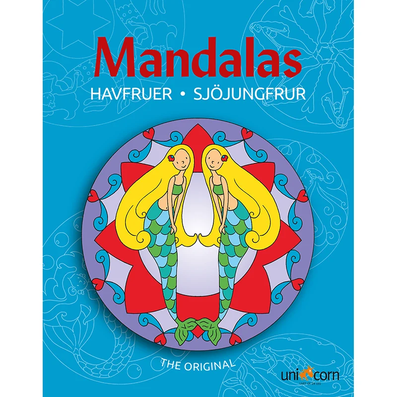 Mandalas målarbok, Sjöjungfrur – från 4 år