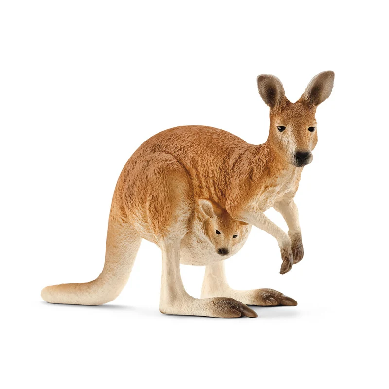 Schleich känguru hona - med unge