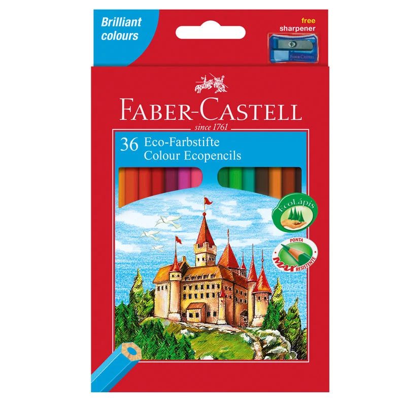 Faber-Castell, 36 st färgpennor