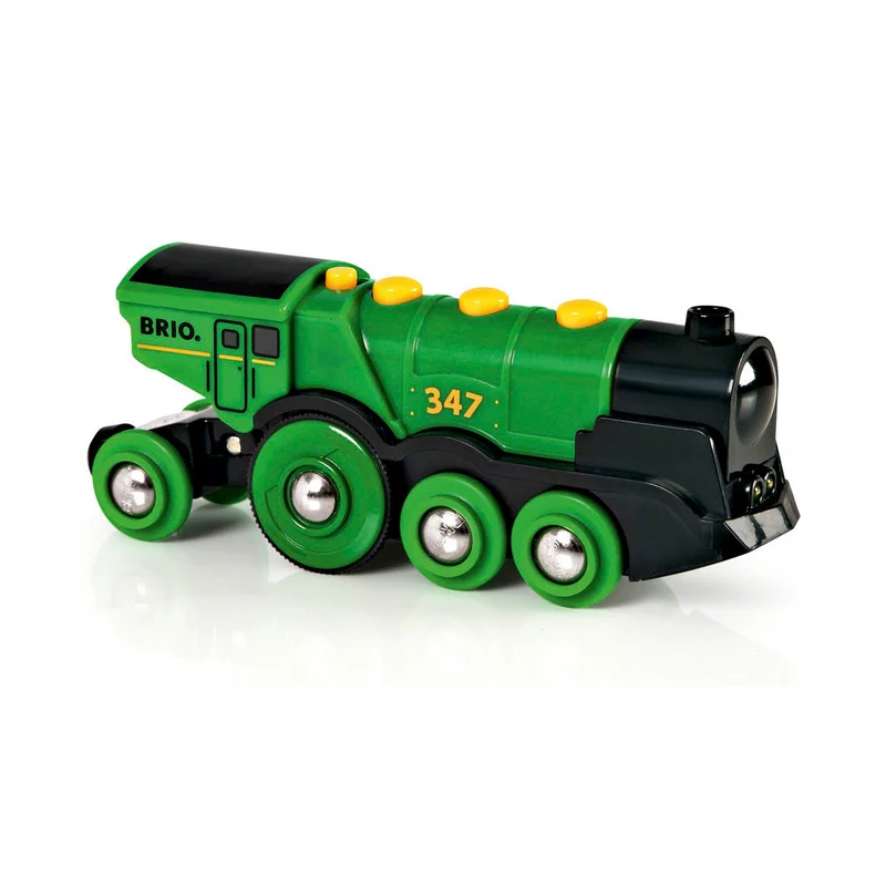 Brio Stor grön lokomotiv, batteridriven