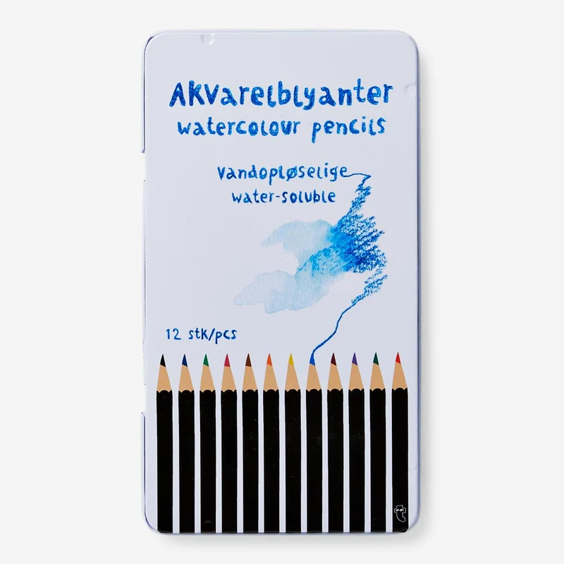 Watercolour Pencils - 12 pcs