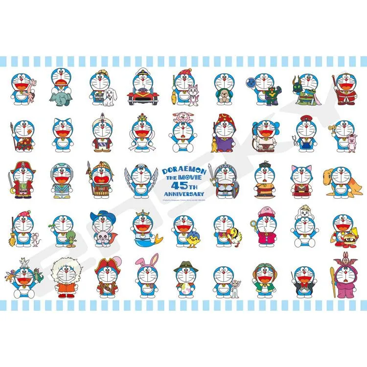 Pussel DORAEMON FILMEN 1980-2025 Doraemon – 1000 bitar, ENS-1000T-533