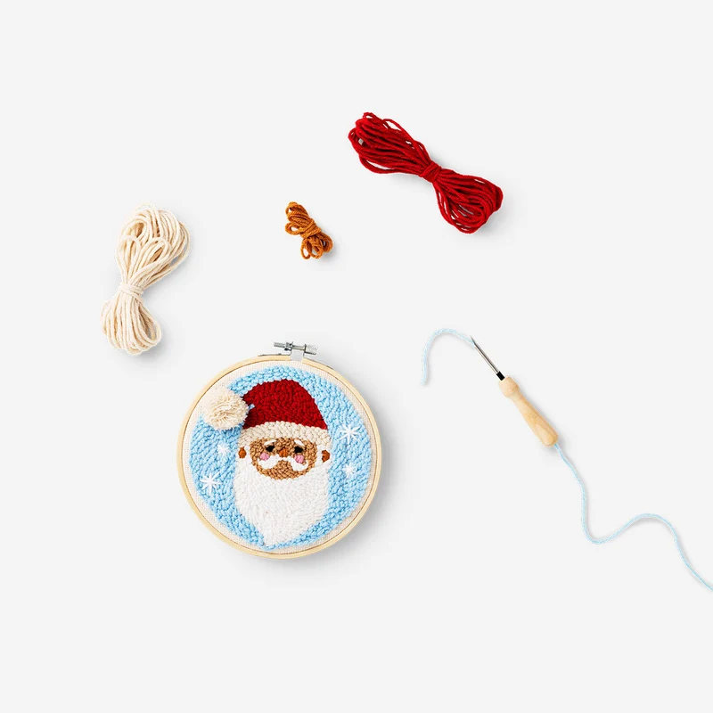 Punch needle set - Santa