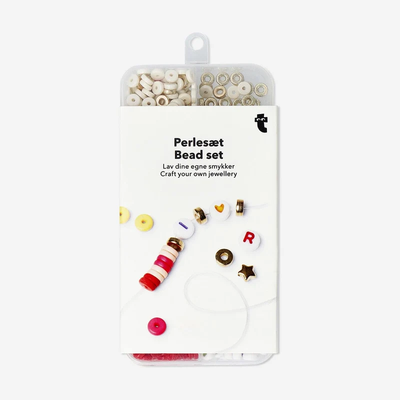 DIY bead set with letters