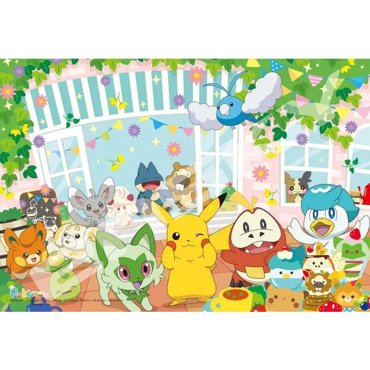 Pussel Pikachu Café Party Pokémon – 108 bitar, ENS-108-L791