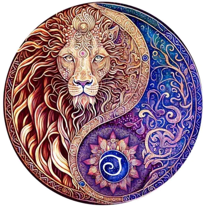 Lejon Yin Yang - Pussel