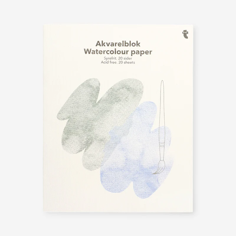 Watercolour paper pad - 24x30 cm