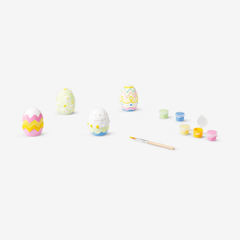 DIY ceramic Easter eggs - 4 pcs