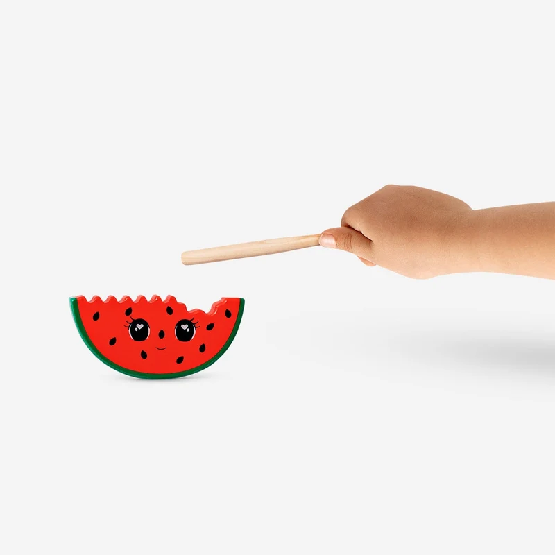 Wooden watermelon percussion