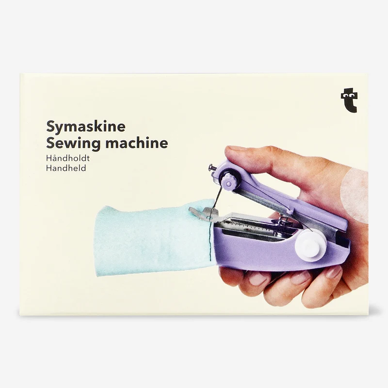 Purple handheld sewing machine
