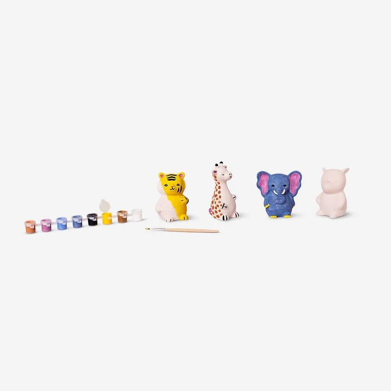 Paint your own animals set
