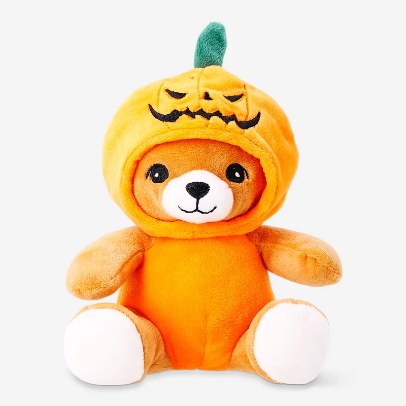 Plush toy - Teddy dressed as pumpkin