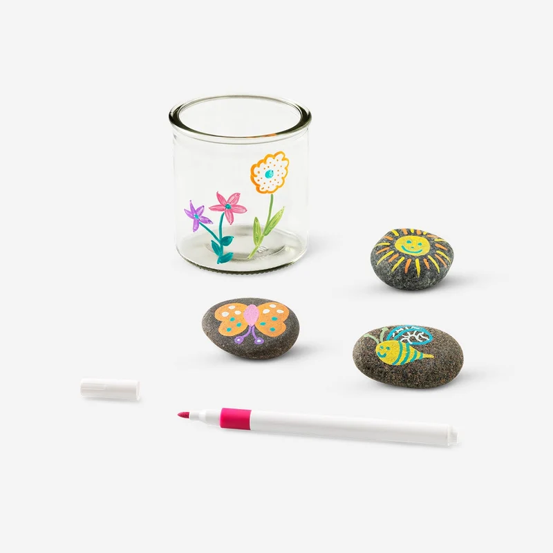 Multi surface acrylic markers - 8 pcs