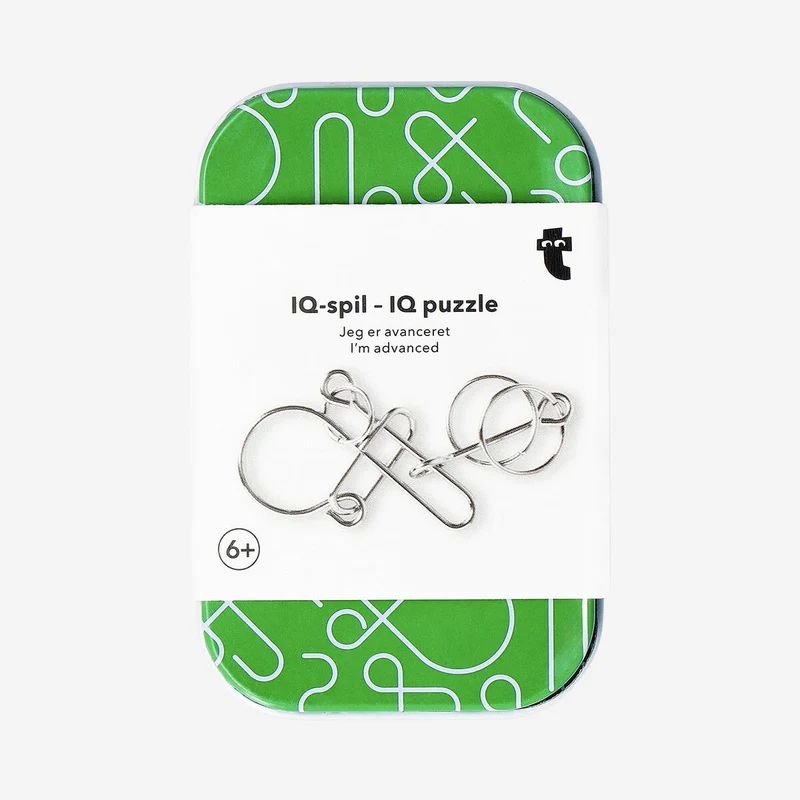 IQ puzzle in tin box - Advanced