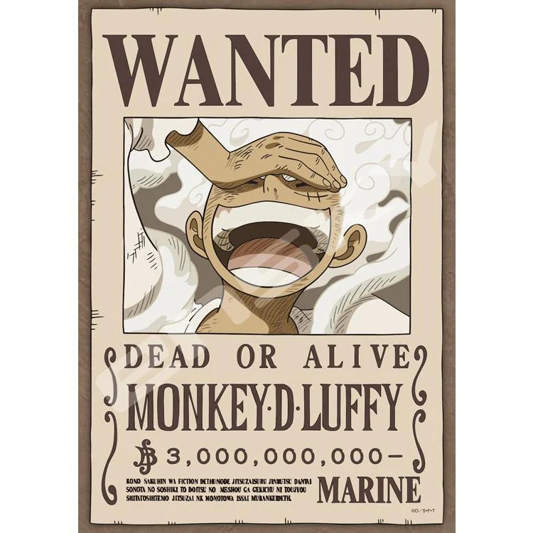 Pussel Storkaptenen "De fyra kejsarna" Luffy One Piece – 208 bitar, ENS-208-134