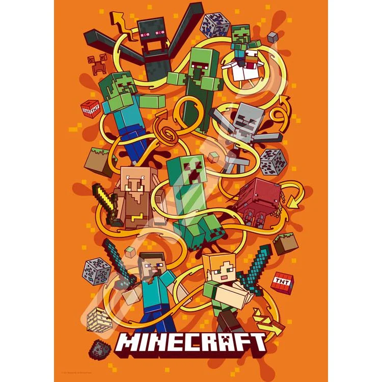 Pussel Överlevnadsläge Minecraft – 500 Bitar, ENS-500-394