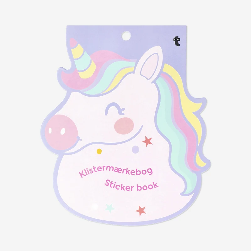 Sticker book - Unicorn shaped