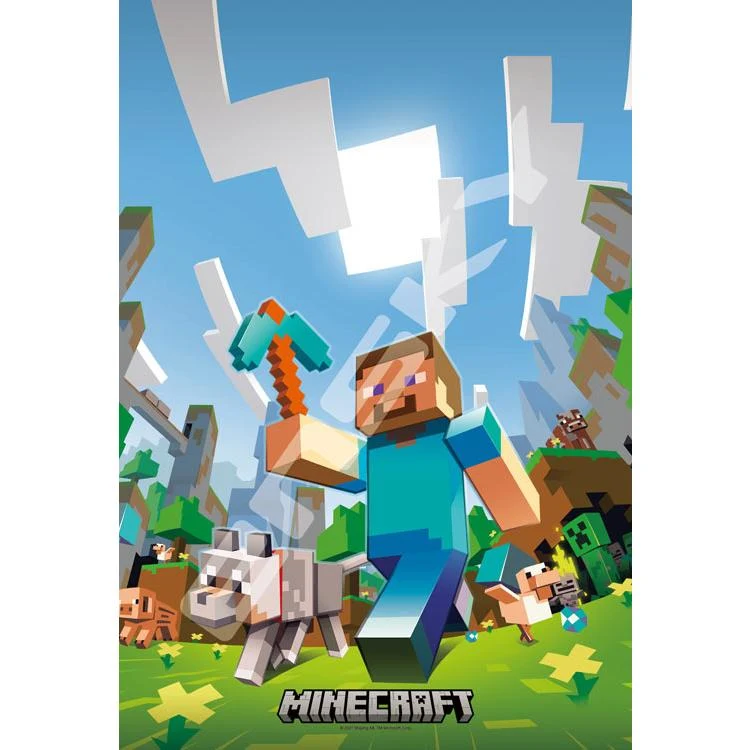 Pussel Steves Äventyr Minecraft – 108 Bitar, ENS-108-L770