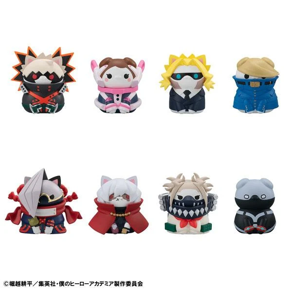 MEGA CAT PROJECT My Hero Academia Nyanko Nr. 02 BOX 8-delars Megahouse