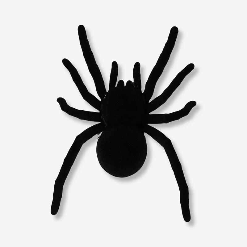 Vibrating black spider
