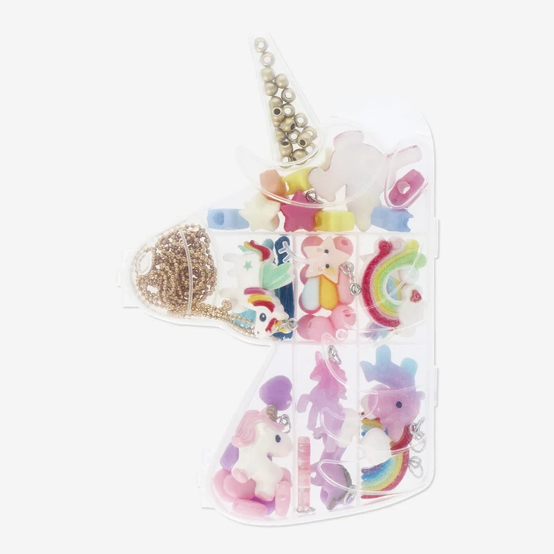 Unicorn bead set with string