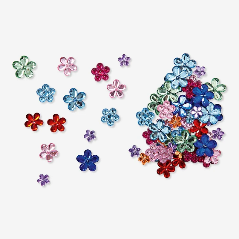 Decoration flowers. Adhesive