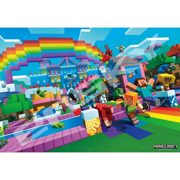 Pussel Minecraft World of Colors – 1000 bitar, ENS-1000T-308