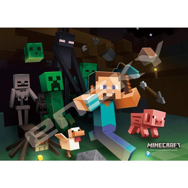 Pussel Fientliga Mobs Minecraft – 208 bitar, ENS-208-ML11
