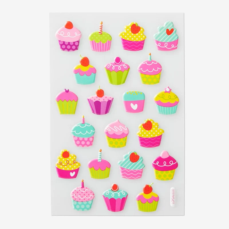 Cupcake Stickers