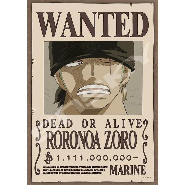 Pussel Swordmaster “Pirate Hunter” Zoro One Piece – 208 bitar