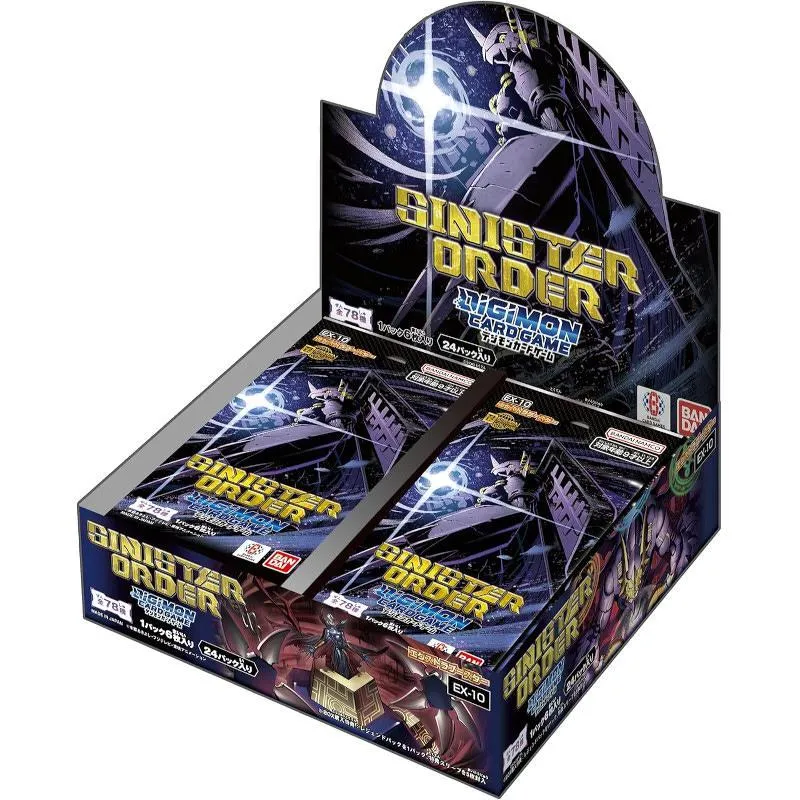 Digimon Kortspel Extra Booster EX-10 Sinister Order BOX