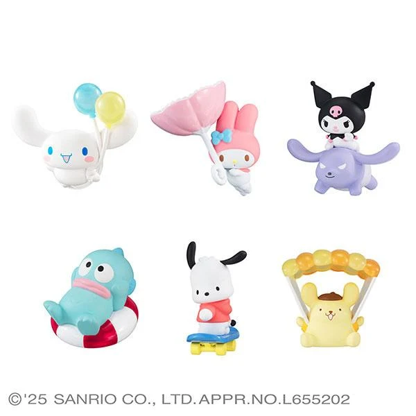 Tobimasu Sanrio-karaktärsbox 6 delar MegaHouse
