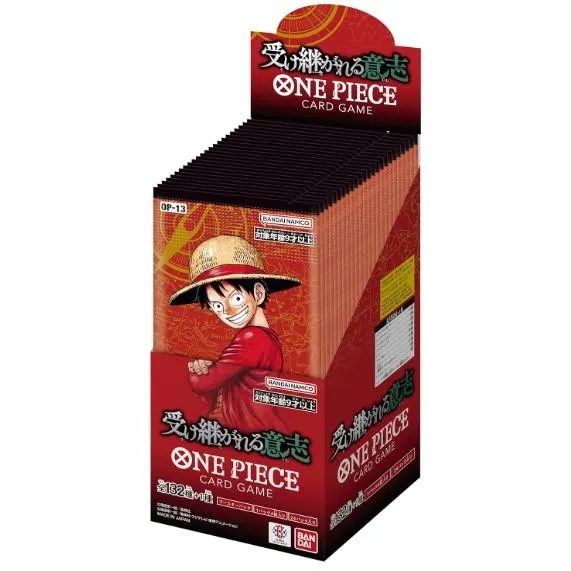 One Piece Kortspel Inherited Will OP-13 Box Japan