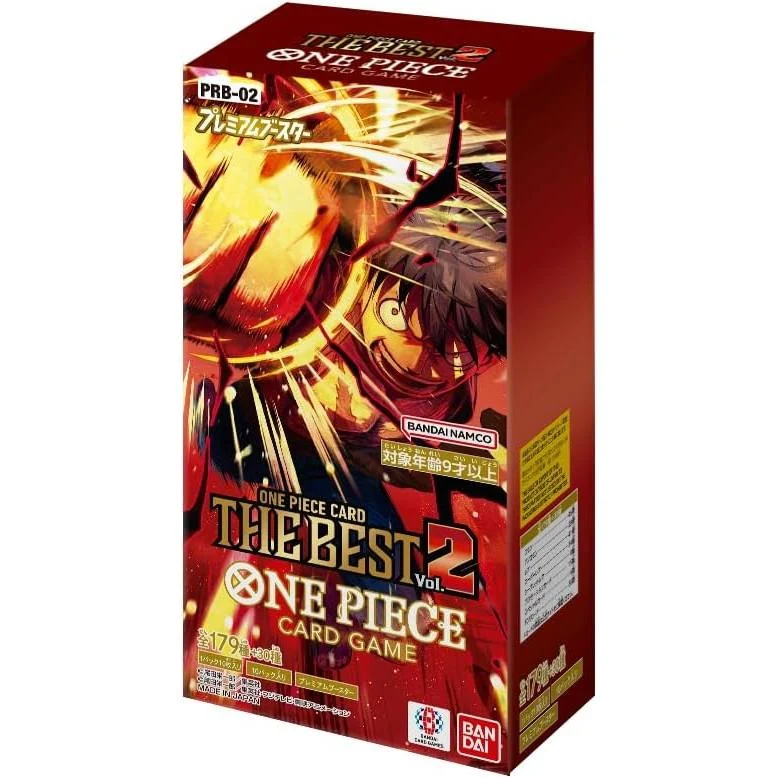 BANDAI ONE PIECE Kort Det Bästa vol.2 Premium Booster PRB-02 BOX Japan