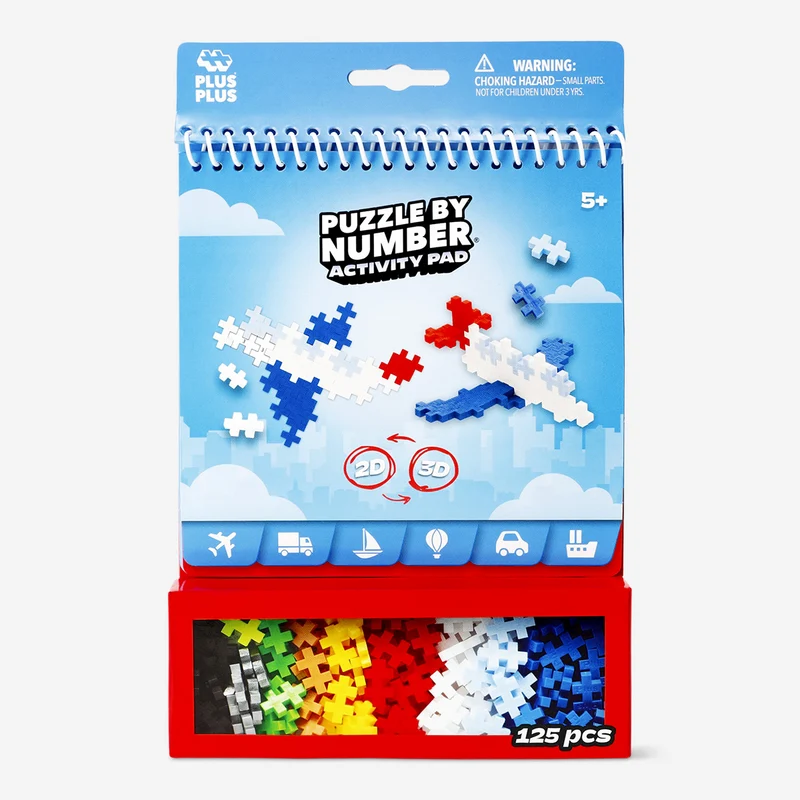 Transportation activity book - Plus Plus x Flying Tiger Copenhagen