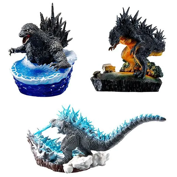 Petitrama EX Godzilla-1.0 Zero to Minus 1 BOX 3-delars Megahouse