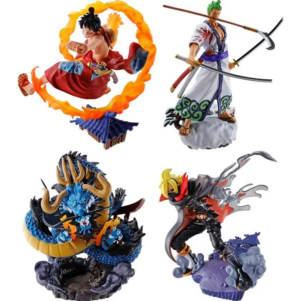 LOGGBOX RE BIRTH One Piece Wano Country Del 1 BOX 4-delar Megahouse