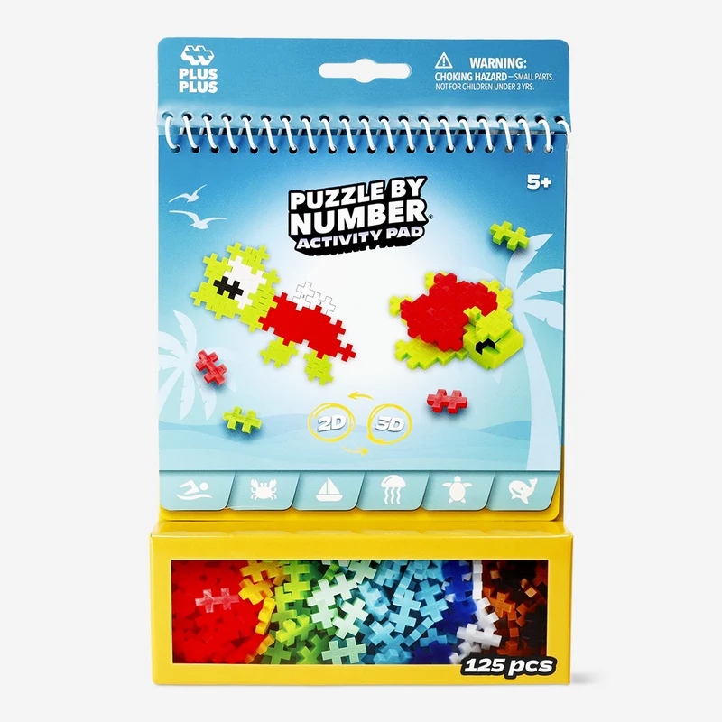 Ocean activity book - Plus Plus x Flying Tiger Copenhagen