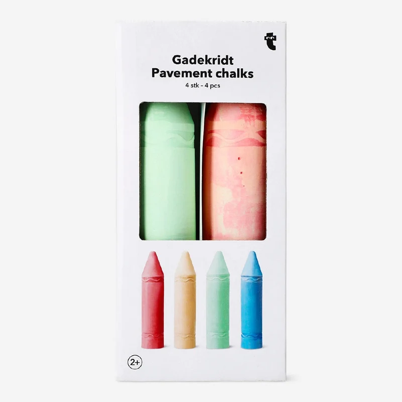 Jumbo pavement chalks - 4 pcs