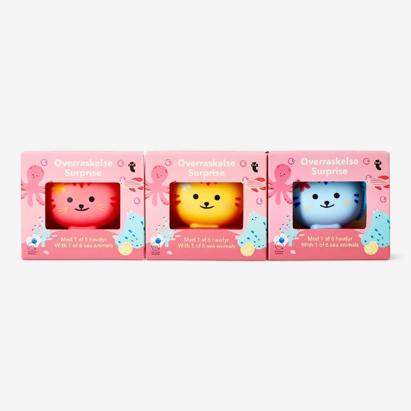 Collectable surprise - Sea animals in cat box