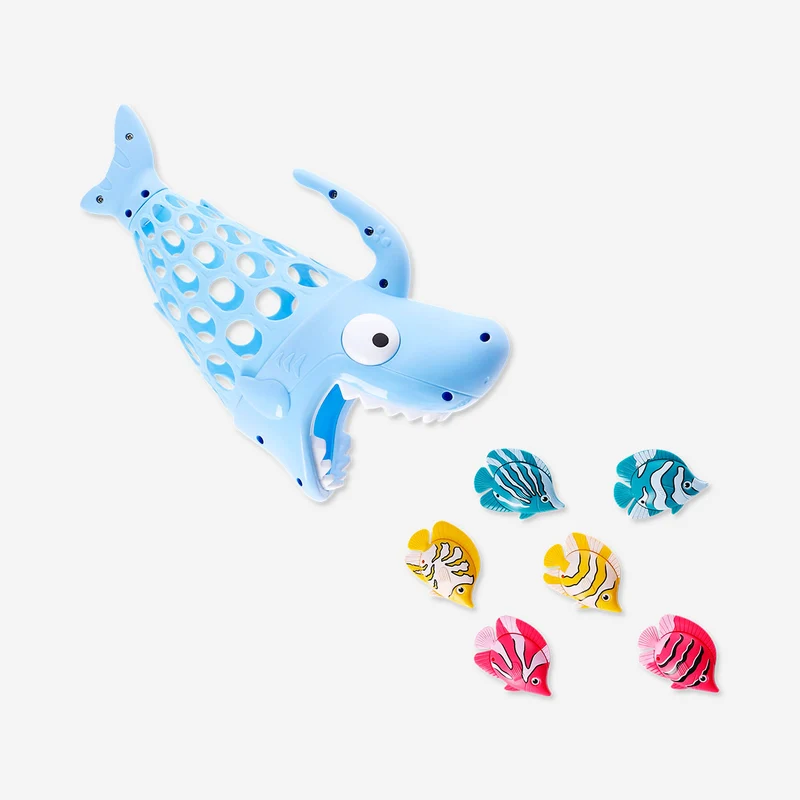 Hungry shark toy with fish