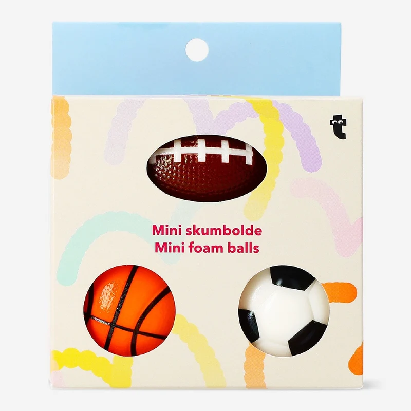 Mini foam balls - 3 pcs
