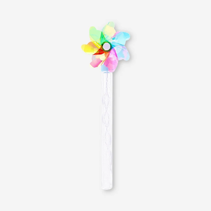 Soap bubble wand - Rainbow pinwheel