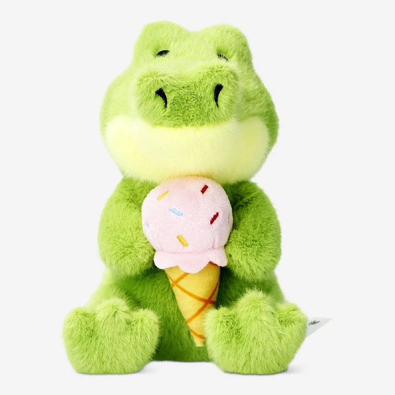 Plush toy - Crocodile with ice cream