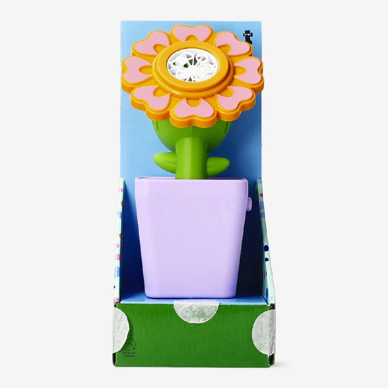 Soap bubble machine with light - Small sunflower