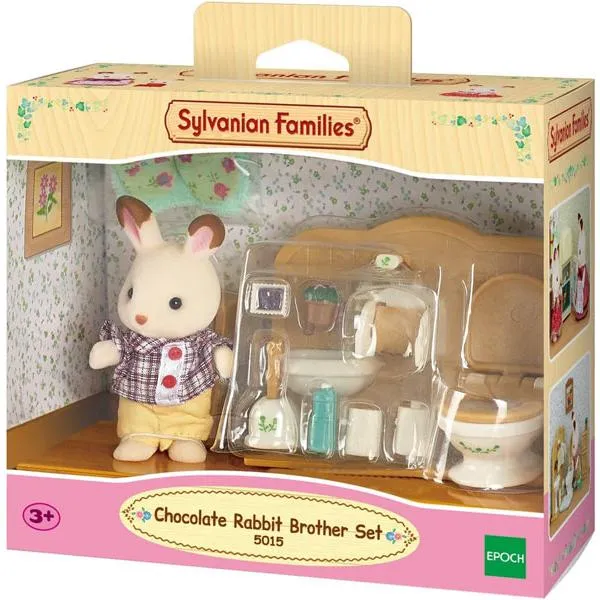 Sylvanian Families Chokladkanin Pojke Möbelset Storbritannien+5015