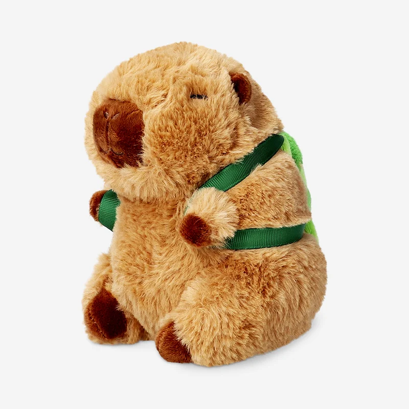 Plush toy - Capybara with tortoise backpack
