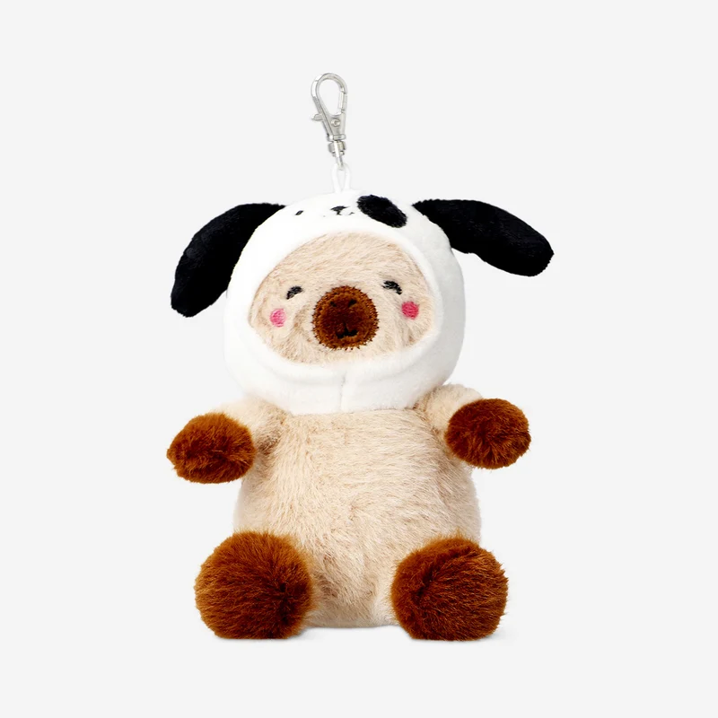 Key ring - Capybara dressed as dog